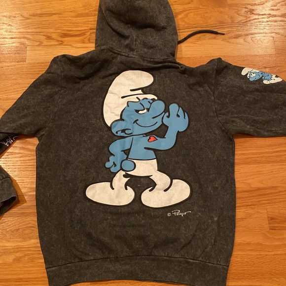 Smurf Hoodie 🩵💙🖤 - Picture 6 of 7